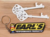 【EARL'S・アールズ】※《企業ロゴ・ラバーキーホルダー》　アメリカン雑貨　キーリング　RC052_画像1