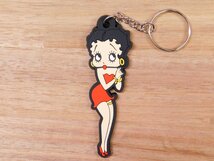 【Betty Boop・ベティちゃん】※《キャラクターラバーキーホルダー》　アメリカン雑貨　キーリング　RC011_画像2