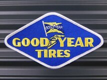 送料\84【GOOD YEAR TIRES・グッドイヤー】※《アイロン刺繍ワッペン》　WP-GOODYEAR　刺繍ワッペン　アイロンワッペン_画像2