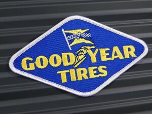 送料\84【GOOD YEAR TIRES・グッドイヤー】※《アイロン刺繍ワッペン》　WP-GOODYEAR　刺繍ワッペン　アイロンワッペン