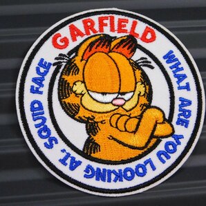 送料\84【GARFIELD・ガーフィールド】※《アイロン刺繍ワッペン》 アメリカン雑貨 刺繍ワッペン アイロンワッペン ⑤の画像1