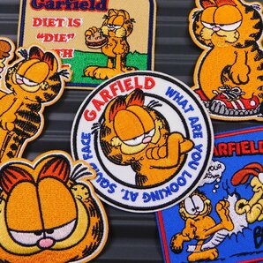 送料\84【GARFIELD・ガーフィールド】※《アイロン刺繍ワッペン》 アメリカン雑貨 刺繍ワッペン アイロンワッペン ⑤の画像4