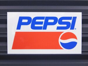 【ＰＥＰＳＩ・ペプシ】※《ロゴステッカー／サイズ48×86mm》　９１～９６年代ロゴ　ペプシコーラ　ステッカー