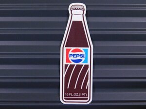 【ＰＥＰＳＩ・ペプシ】※《レトロボトルステッカー／サイズ89×28mm》　７１～８７年代ロゴ　ペプシコーラ　ステッカー