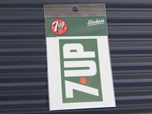 【７ＵＰ・セブンアップ】※《ロゴステッカー／サイズ55×86mm》　６９～７５年代ロゴ　アメリカン雑貨　ドリンク　ステッカー_画像3