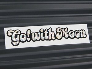 【MOONEYES・ムーンアイズ】※《go!with moon・プリズムステッカーSサイズ》　(品番DM172S)