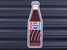 【ＰＥＰＳＩ・ペプシ】※《レトロボトルステッカー／サイズ89×28mm》　７１～８７年代ロゴ　ペプシコーラ　ステッカー_画像1