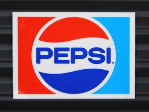 【ＰＥＰＳＩ・ペプシ】※《ロゴステッカー／サイズ55×78mm》　７１～８７年代ロゴ　ペプシコーラ　ステッカー　