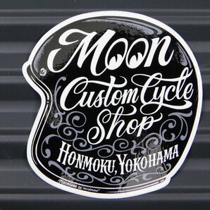 【MOONEYES・ムーンアイズ】※《 MOON Custom Cycle Shop・ヘルメットステッカー 》 (品番DM237)の画像1