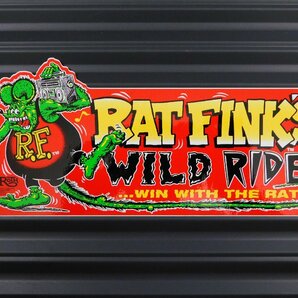 【Rat Fink・ラットフィンク】※《バンパーステッカー・WILD RIDE／サイズ80×180mm》 MOONEYES (品番RDF050)の画像2
