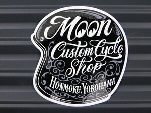 【MOONEYES・ムーンアイズ】※《 MOON Custom Cycle Shop・ヘルメットステッカー 》　(品番DM237)