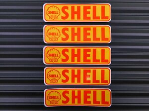 送料\84【SHELL・シェル】※《レーシングステッカー／５枚セット》　(品番：ms122)　アメリカン雑貨　ガレージ