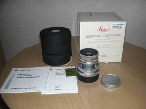 新品未使用Leica ライカ ELMAR-M 50mm f/2.8 E39　Мマウント　エルマー　レンズ　防湿庫保管