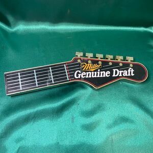 レアmiller Genuine Draft 純正 ドラフト エレキギター ビアタップ ハンドル ギター ネック 生ビール サーバー パーツ USA雑貨 アメリカン