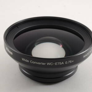 L2235 未使用品 ニコン Nikon WC-E75A ワイドコンバーター 箱 取説付 カメラアクセサリーの画像3