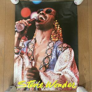 非売品 スティービーワンダー ホッターザンジュライ LP用 特典ポスター B2サイズ 72.8×51.5cm STEVIE WONDER HOTTER THAN JULY 1980の画像1