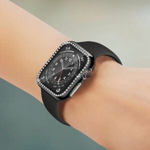 Apple Watch SE対応 キラキラケース 38mm クリスタルダイヤモンド 輝くラインストーン　6 5 4 3 2 1