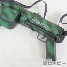 0KB33◆当時物 増田屋 マスダヤ カムフラージュ シュマイザー MT-36 電動ガン ジャンク/昭和レトロ おもちゃ つづみ弾 エアコキ 送:-/100_画像4