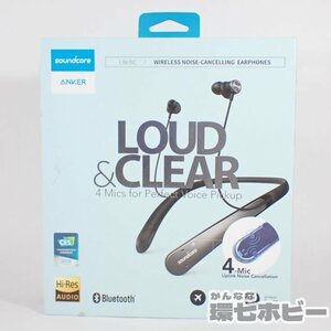 1RD3◆Anker/アンカー Soundcore Life NC LOUD ＆ CLEAR A3201ZF1 ノイズキャンセリング ネックバンド型 ワイヤレスイヤホン 音出しOK 送60