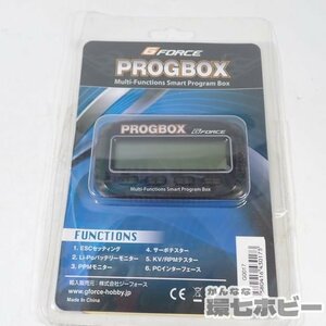 1KJ76◆未使用 G FORCE PROGBOX プログラムボックス通電OK 動作未確認/RC テスター ESC モニター GFORCE Gフォース ラジコン パーツ 送YP60