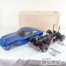 0ZP24◆TAMIYA タミヤ 1/10 フェアレディ240Z ラジコン 電動RC TT-01 シャーシ メカ付 KR-297FZ BL-FORCE 他 動作未確認 ジャンク 送:-/100_画像1