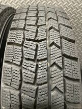 155/70R13 DUNLOP/WINTER MAXX WM02 21年製 VELVA 13インチ 4J＋45 100 4H スタッドレス 4本 ダンロップ バモス ミラ イース (8-B956)_画像8