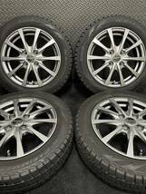 155/65R14 PIRELLI/ICE ASIMMETRICO 19年製 Exceeder 14インチ 4.5J＋45 100 4H スタッドレス 4本 ピレリ 軽自動車 (8-C13)_画像1