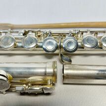 MIYAZAWA FLUTE MFG.CO.LTD ASAKA JAPAN MC-300S A:422 ミヤザワフルート　吹奏楽　管楽器　音出し未確認　現状品_画像6