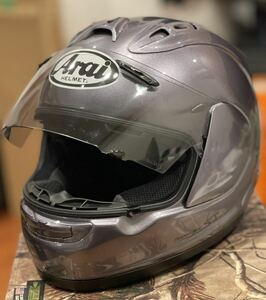 Arai RX-7 R5 SIZE XL ガンメタ　美品　フルフェイスヘルメット アライ 