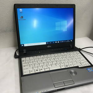 [Windows 11 PRO+ Office ] 中古 ノートパソコン 富士通 P772 [CPU i5-3340M/ メモリ 4GB] 管理番号2664