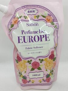 香りサフロン パフュームドヨーロッパ ローズブーケの香り 柔軟剤 大容量 詰替用 1000ml