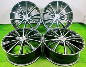 ◆PM◆ 17x6.5J +43 4穴 100中古 アルミホイール 4本【宮城発 送料無料】MYG-A11283