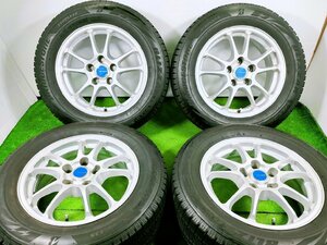 【BLIZZAK VRX2】215/60R16 2020年製　16x6.5J +39 5穴 PCD114.3 平座ナット用 中古スタッドレス 4本 【宮城発 送料無料】MYG-A11279