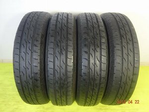 ブリヂストン NEXTRY 145/80R13 75S 7.5-8.5分山 2020-21年製 4本価格 ノーマル【送料無料】AOM-K1426【青森発】