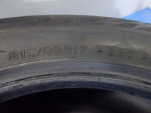 ブリヂストン BLIZZAK VRX2 215/60R17 96Q★8.5-9.5分山 2022年製 4本価格 スタッドレス【福島発 送料無料】FUK-D13046★冬_画像9