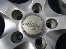 ◆GRASS CF◆16x6.5J +48 5穴 114.3 中古 アルミホイール 4本【福島発 送料無料】FUK-D13140★16インチ★カムリ・エスティマ等_画像6