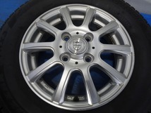 【JOKER】155/70R13 13x4.00B +45 4穴 100 新品タイヤ中古ホイールセット 4本価格 スタッドレス【福島発 送料無料】FUK-D13186★冬_画像5