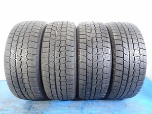 ダンロップ WINTER MAXX WM02 215/55R17 94Q★8分山 2020年 4本 中古 スタッドレス【福島発 送料無料】FUK-D13295★冬