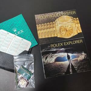 F:ROLEX/ロレックス Explorer II エクスプローラー2 付属品セット 冊子セット、タグセット、カレンダー 1992年頃 L~E番頃 16570