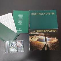 G:ROLEX/ロレックス Explorer I/II エクスプローラー付属品セット 冊子セット、タグセット、カレンダー 2002-2003年頃 Y-F番頃114270/16570_画像1