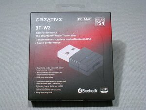 【中古・保証】Creative PC・PS4対応 Bluetooth トランスミッター BT-W2