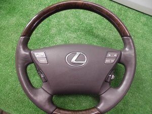 レクサス　LS460　純正ウッドコンビステアリング　中古品