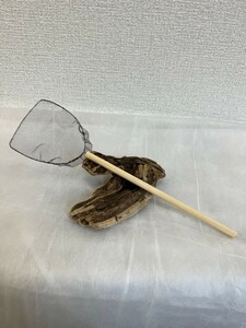 メダカ 選別タモ 角型 めだかに気づかれにくく使いやすいステルス仕様！