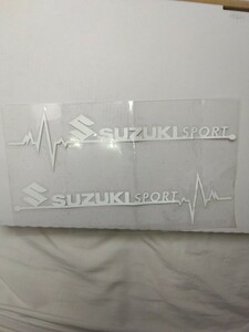 スズキスポーツステッカー　ボンネット？貼り付けタイプ　未使用品