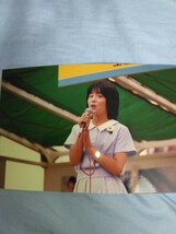 生写真　富田靖子　ときめき海岸物語キャンペーン時　16歳当時　ポストカードサイズ　美品_画像1