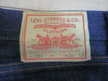 W28 トルコ製 LEVI'S 701 BIG E ビッグE_画像7