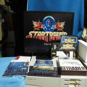 【べじ太】PC98 起動確認 STARTRADER スタートレーダー 5インチ ２枚組 ファルコム マウスパッド付 箱・説明書有 送料無料