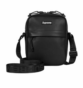 2023AW Supreme Leather Shoulder Bag 黒 新品未開封