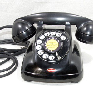 動作品！ レトロ 4号 A自動式 電話機 黒電話 昭和38年3月 モジュラー仕様の画像1