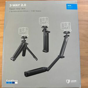 ★お買得!・送料無料・1台限定★GoPro（ゴープロ）3-way 2.0 AFAEM-002 3-Way ver2.0